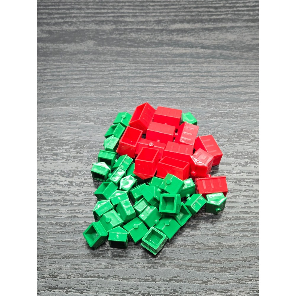 Replacement Monopoly houses and hotels – FULL SET - Picture 1 of 1